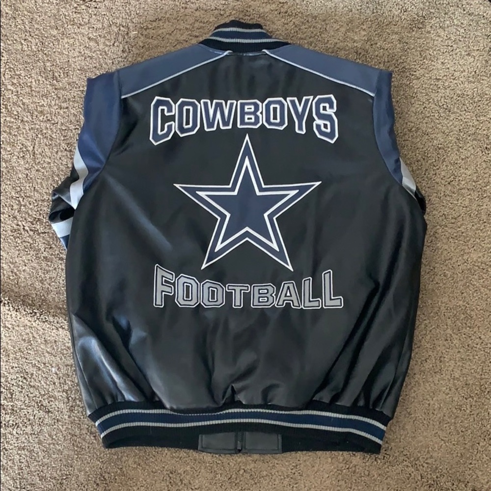 Vintage Dallas Cowboys leather jacket